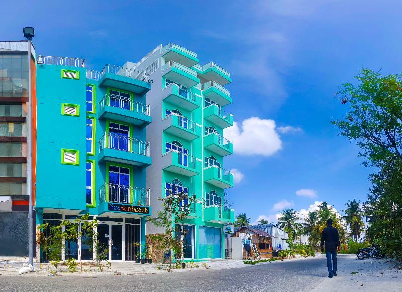 Seasunbeach Hotel Maldives Hulhumale Esterno foto